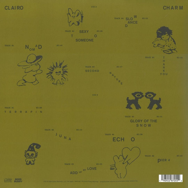 Clairo’ Charm’ 12” Back Cover 🦌