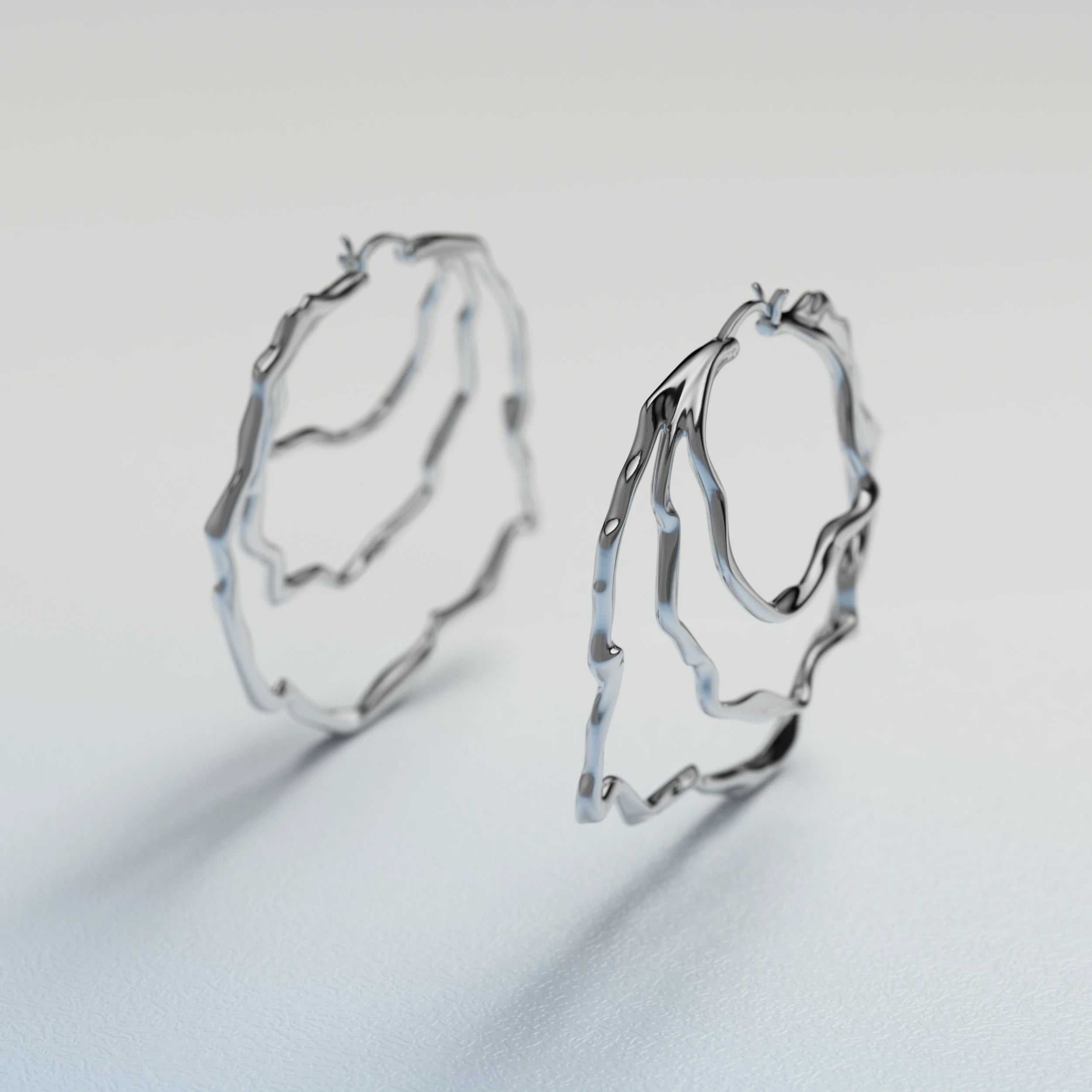 Hoopographic Earrings