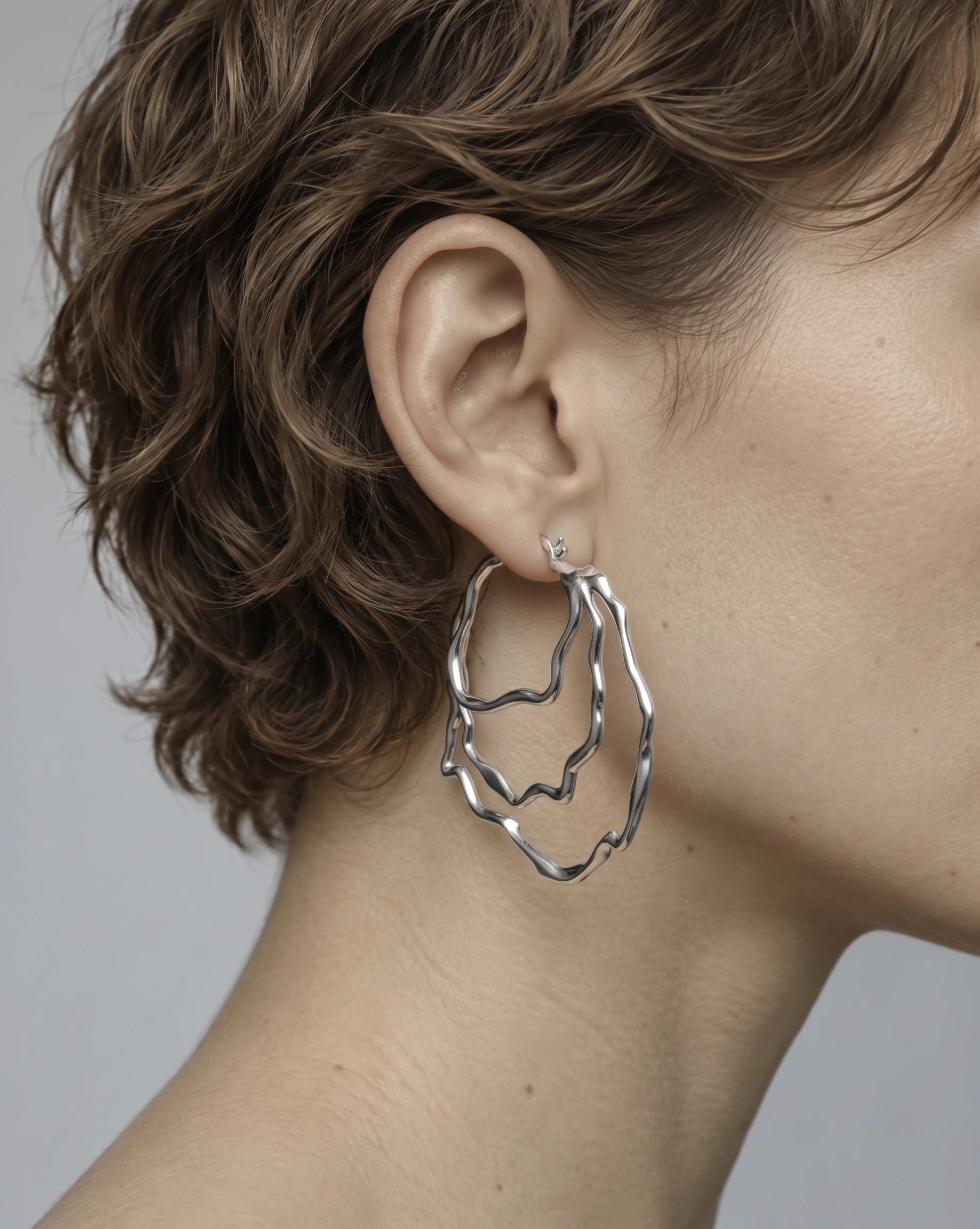 Hoopographic Earrings