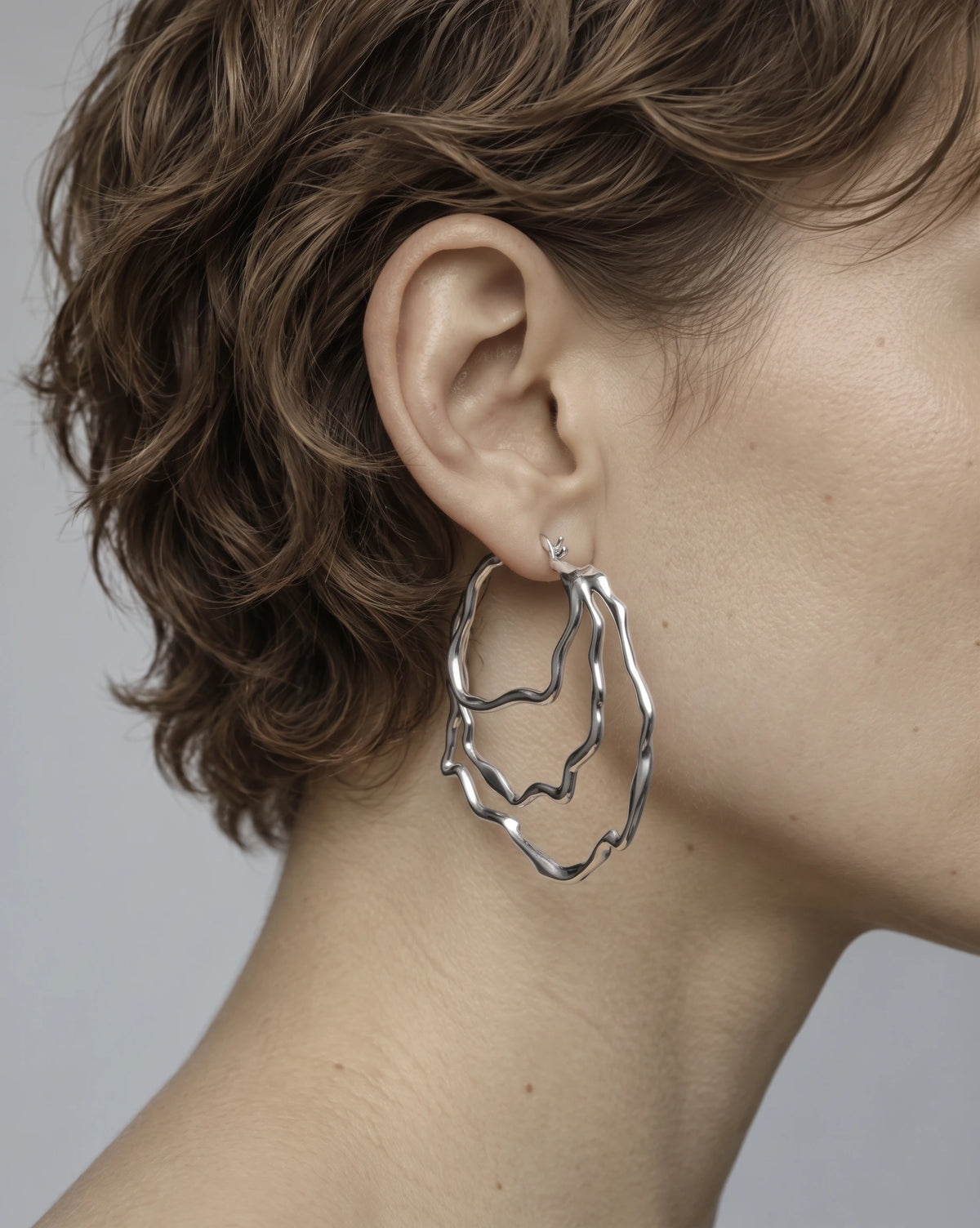 Hoopographic Earrings