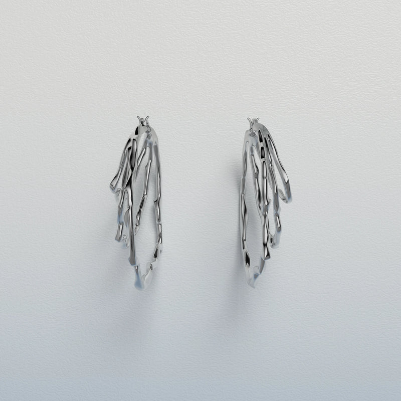 Hoopographic Earrings